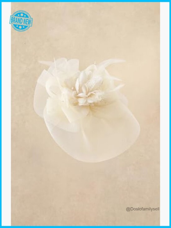 Fascinator Hat with Flowers Mesh Derby Headband for Wedding Tea Party Kentucky main image 5